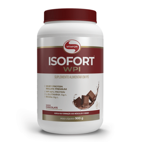 Whey Protein Isolado - Isofort - 900g - Vitafor